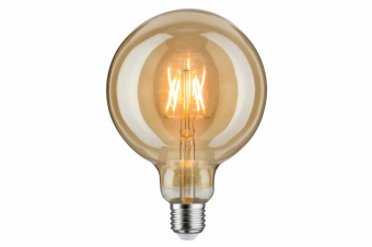 28381 Лампа LED Globe125,  6,5W E27 Gold 1700K