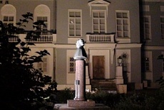 Подсветка памятника Ф.И. Тютчеву, Москва